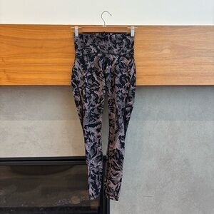 Lululemon  High-Waisted Tropical Print Leggings, Size 4